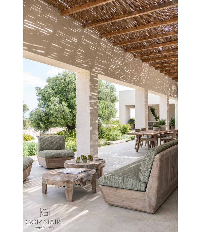 Sofa Mia 3-seater - Teak Natural Grey - Outdoor