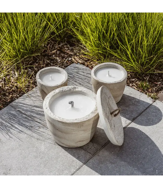 Urban Outdoor Kaars XL - Ecru (incl. deksel)