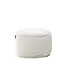 Roolf-Living Dotty ronde poef - Wit - Ø50cm
