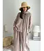 Boho Mesh - Linnen Sjaal - Silverpink