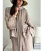 Boho Mesh - Linnen Sjaal - Silverpink