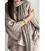 Boho Mesh - Linnen Sjaal - Silverpink