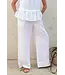 Mallorca linnen broek - White