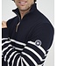 Stellan T-Neck WINDPROOF - Navy/Off White