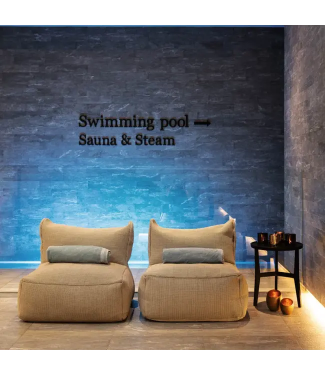 Loungestoel  Dotty Long Chair - Gold