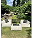 Silky Square Pouf / Ottoman - Beige
