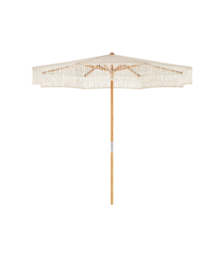 Jardinico Macramé Parasol - Natural Teak - Ø250