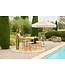 Macramé Parasol - Natural Teak - Ø250