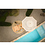 Macramé Parasol - Natural Teak - Ø250