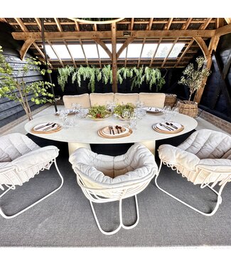 Royal Botania Conix - Ellipse Low Dining table  - Dessert