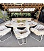 Royal Botania - Conix Ellips Low dining table - Dessert