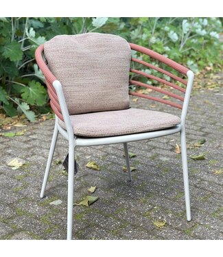 Royal Botania Archy 55 stoel - Pebble/Pearl Grey  - Brick & kussenset
