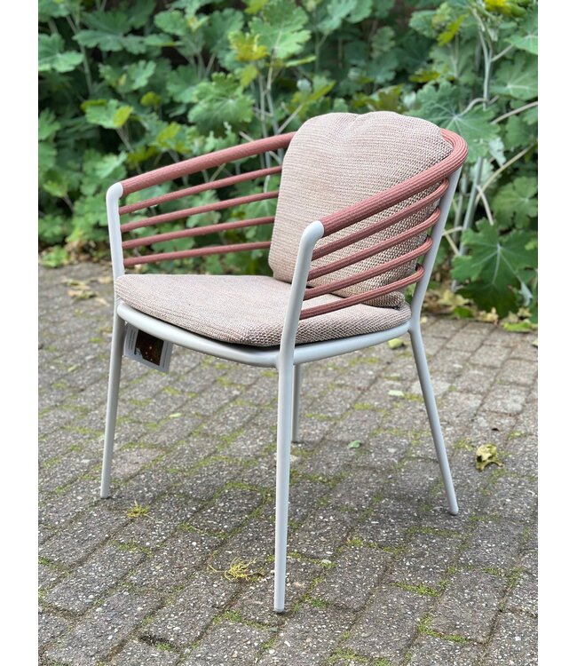 Archy 55 stoel Pebble | Batyline Pearl Grey  | Brick | Camel Botanic Blend