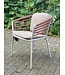 Archy 55 stoel Pebble | Batyline Pearl Grey  | Brick | Camel Botanic Blend