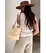 Adriel crochet top - off white