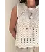 Adriel crochet top - off white