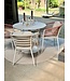 Tafel Butler + 4x Archy Stoel + Kussens