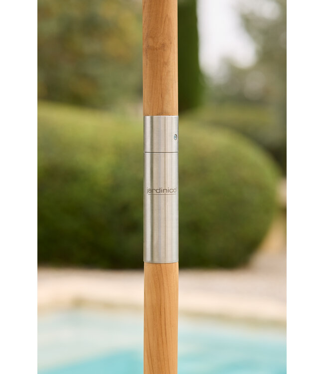 Macramé Parasol - Sand Teak - Ø250