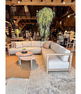 Gommaire Organic Living Hoekbank Mieke + kussenset BLU02