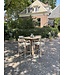 Bistro bartafel Dennis - teak natural grey