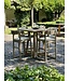 Bistro bartafel Dennis - teak natural grey
