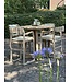 Bistro bartafel Dennis - teak natural grey