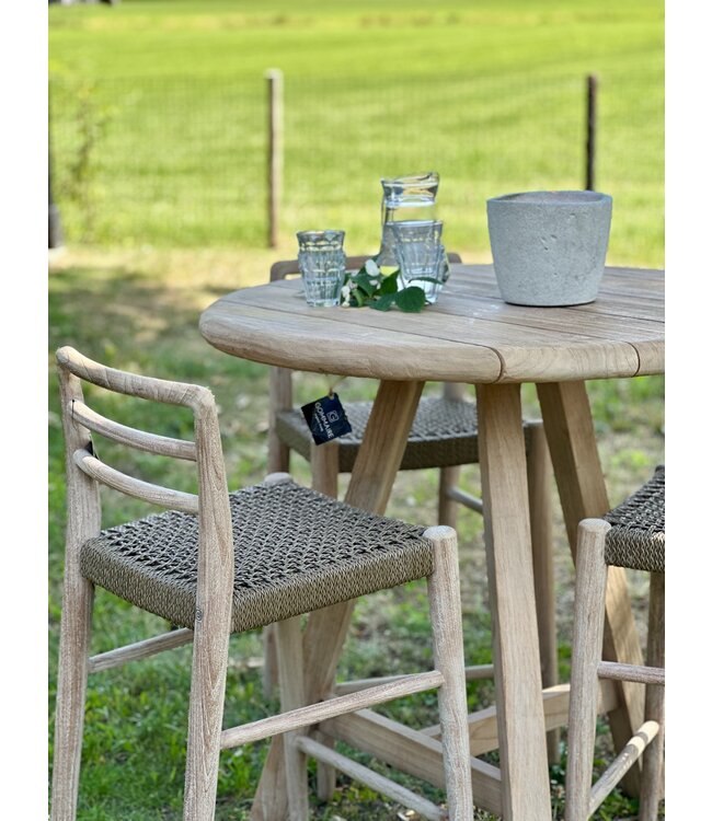 Round bar table Anton - Ø95 x H95 cm