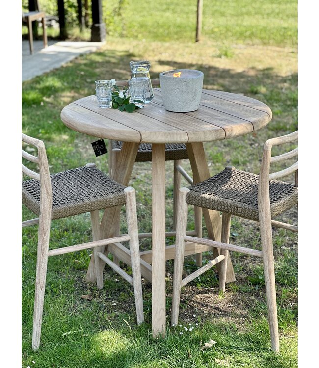 Round bar table Anton - Ø95 x H95 cm