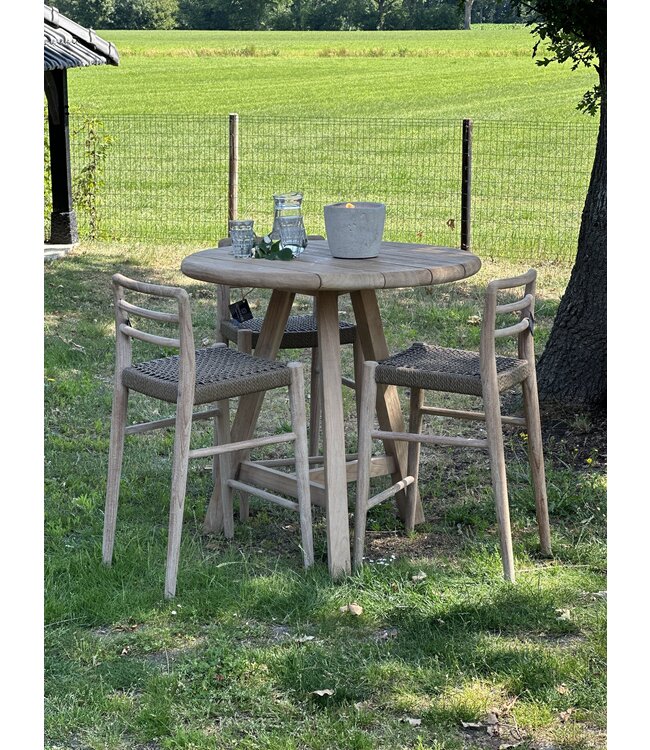 Round bar table Anton - Ø95 x H95 cm