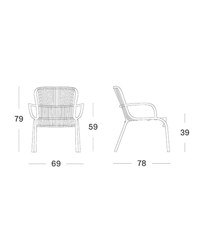 Vincent Sheppard - Loop Lounge Chair - Moss