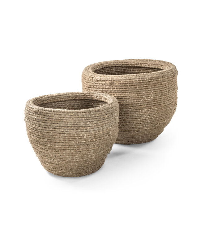 Basket Java XL - Mendong Natural Jute