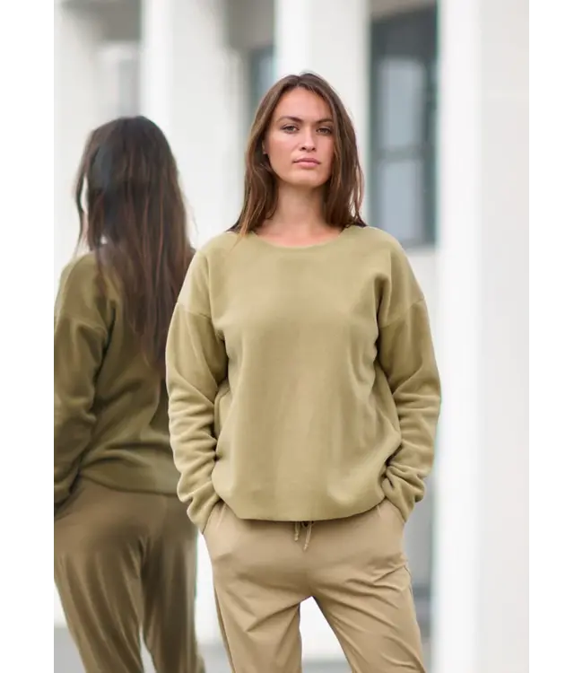 1359 Trui ronde hals - Light Grey 876