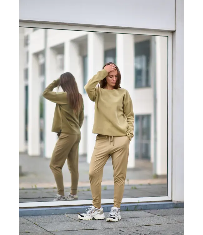 1359 Trui ronde hals - Light Grey 876