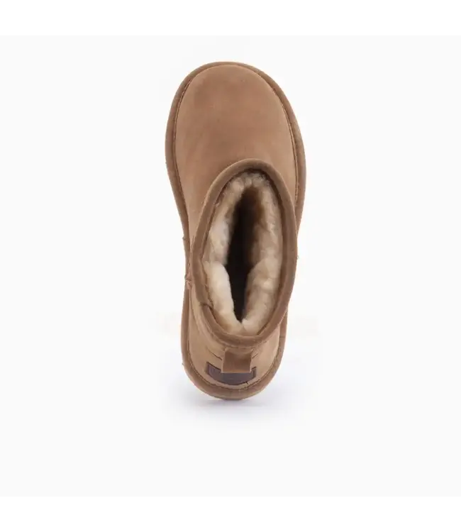Warmbat Wallaby - Dames Boot - Plateau - Camel