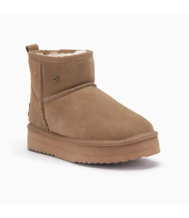 Warmbat Wallaby - Dames Boot - Plateau - Camel