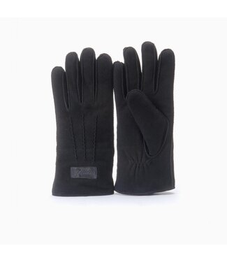 Warmbat Dameshandschoenen-  Goat Suède - Black