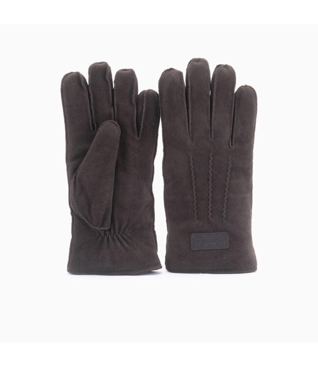 Herenhandschoenen - Goat Suède - Choco