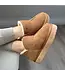 Warmbat Willow - Dames Suede - Plateau - Cognac