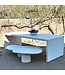 Coffeetable Organic Medium Grey - 100x56x40