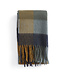 Barbour Tattersal Lamswollen sjaal  - Forest/Bronze Brown