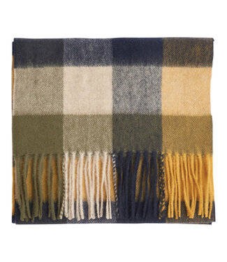 Barbour Barbour Tattersal Lamswollen sjaal  - Forest Mist