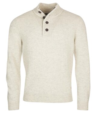 Barbour Essential Half Zip Jumper - Pearl