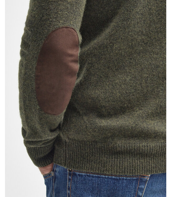 Barbour Essential Half Zip herentrui jumper - Seaweed