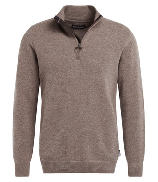 Barbour Holden Half Zip Jumper - Military Marl
