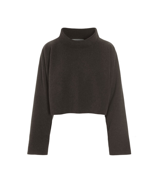 1372 Short Pullover - Chokolate 844
