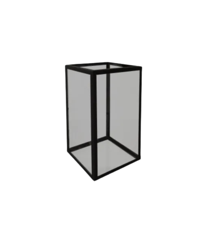 Vitrine Showcase - Smoke Black  -L40xW40xH60cm