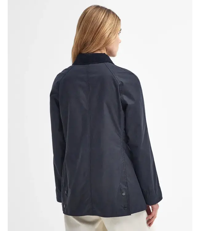 Barbour Beadnell dames waterdichte waxjas - Navy
