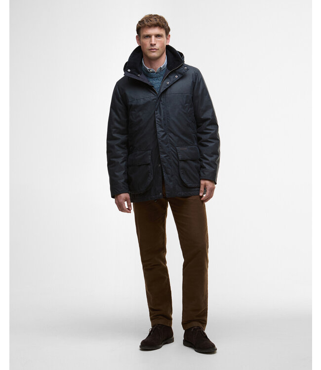 Barbour Bleaberry heren waxjas - Navy MWX2355