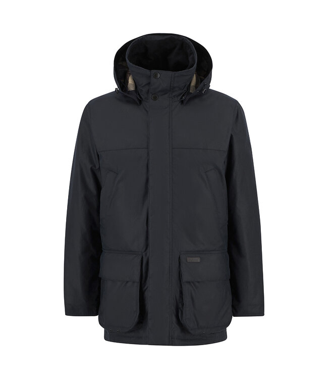 Heren waxjas Bleaberry - Navy