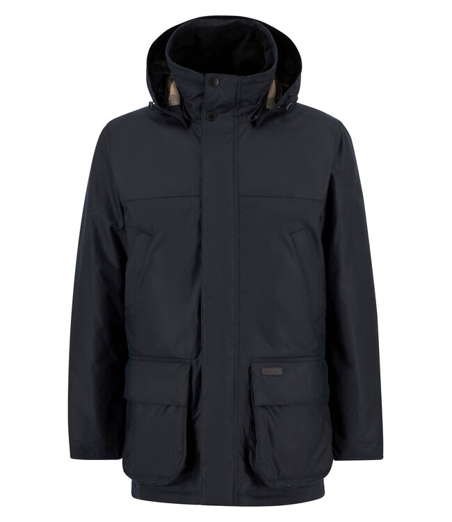 Heren waxjas Bleaberry - Navy